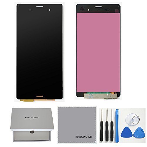 Full LCD display Touch Screen Digitizer Assembly replacement for Sony Xperia Z3 D6603 D6643 D6653 L55u L55t with free tools