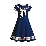 Bonnie Jean Girls PLUS Size NAVY-BLUE WHITE... by Bonnie Jean