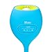 Klau Silicone Outdoor Shower Waterproof Portable Bluetooth 4.1 Speaker LED 7 Colors Varies Light Flashlight Blue for Hiking Cycling Bathroom