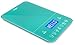 Ozeri Touch III 22 lb (10 kg) Digital Kitchen Scale with Calorie Counter in Tempered Glass, Teal Blue