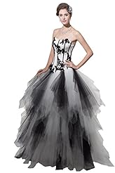 Strapless Sleeveless Satin/Silk Evening Dress 