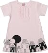 SOSOOKI Girls A Line Dress I Want To Go Home (Pink, Size 2, 18-24 Months)