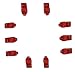 10 Pack RED ONLY Super Bright Finger Flashlights - LED Finger Lamps - Rave Finger Lights