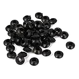 uxcell ラバー配線グロメット　ゴムケーブル配線グロメット　配線保護　プロテクト　50個入り　ラバー　ブラック