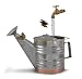Deluxe Galvanized Watering Can Fountain