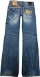 RED PEPPER 7010 Size 27 Women's Flare Jeans Embroidery Embroidered Distressed