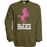 My Other Ride is a Unicorn Unisex Crew Neck Sweatshirt