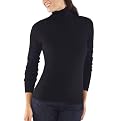 Merona&reg; Collection Womens Merino Wool Turtleneck Sweater - Ebony