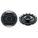 JVC CSHX637X In-Vehicle 6.5-Inch 3-Way Coaxial Speaker (Single, Black) 