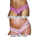 Lace V-String yellow LG