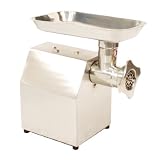 Ricoo Elektro Fleischwolf Elektrisch Edelstahl RFW-150 Wurstf�ller 150Kg/Std. Fleischermaschine Tischwolf Ladenwolf Wurstf�llger�t Allesschneider + Gastro + Profi + Gewerbe + komplett rostfrei aus V2A + inkl. Wurstf�llaufsatz +von "Ricoo"