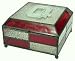 Ohio State Buckeyes Stained Glass Jewelry Box