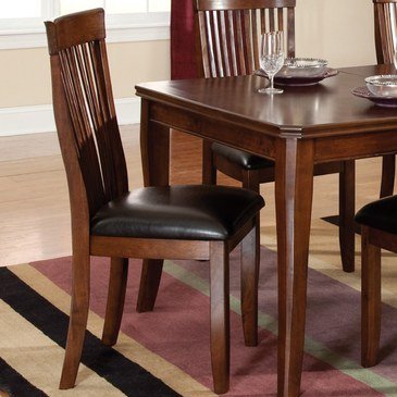 Regency Side Chair in Aged Vintage Sienna Brown [Set of 2]