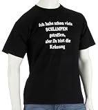 Touchlines Ich habe schon viele Schlampen... T-Shirt, Black, Größe: L