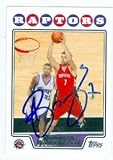 Andrea Bargnani Autographed/Hand Signed basketball card (Toronto Raptors) 2008 Topps #44