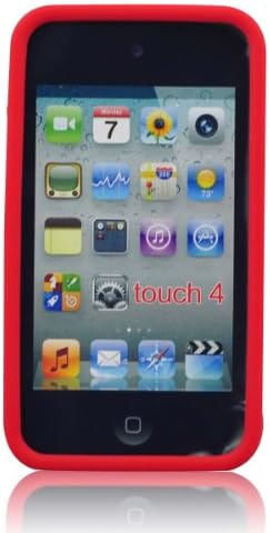I Need Stylish 3D Gameboy Soft Silicone Case Cover Compatible for Ipod Touch 4/4g/4th Generation (Red)
