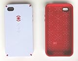 Speck Candyshell Case Moonsicle (White/canberry) for Iphone 4 (For AT&T Onl ....