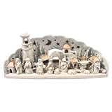 Crèche de Noël en porcelaine