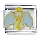 Garfield Christmas Angel Animal Licensed Religious Italian Charms Bracelet Link
