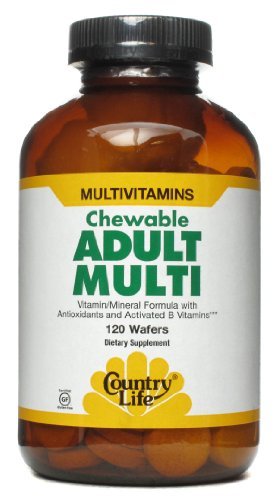 Country Life - Chewable Adult's Multi, 60 wafers