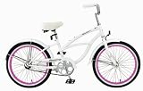 Girls 20" Beach Cruiser - WHITE