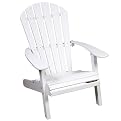 Lifestyle Adirondack Fan-Back Chair - White
