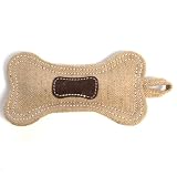 ABO Gear Jute Small Dog Toy, Bone