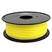 Gizmo Dorks 3mm (2.85mm) PLA Filament 1kg / 2.2lb for 3D Printers, Translucent Light Yellow