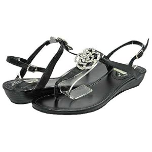 Buy Breckelles Nova-04 Black Women Sandal