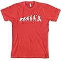 Evolution of Man - Mens Cricket T-Shirt - 7 colours