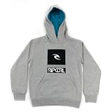 Rip Curl Boy's Over And Out Fleece Hoodie - Marle Grey