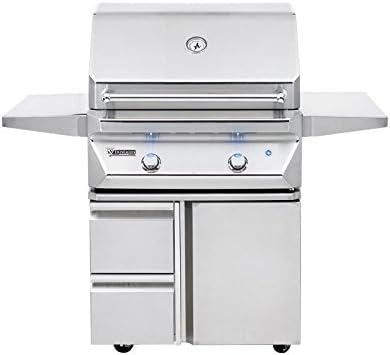 Twin Eagles 30 Inch Propane Gas Grill On Single Door and Storage Drawers Cabinet