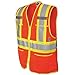 Hi-Vis Vest, Lime, Polyester Mesh, 5XL