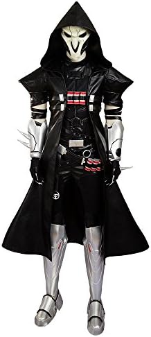 HZYM Men's OW Reaper Cosplay Costume (XL)