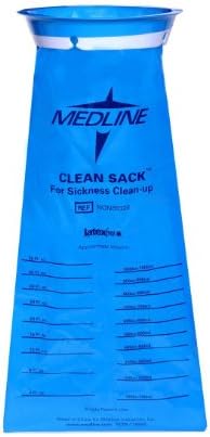 Blue Emesis - Vomit Bag "Clean Sack" 40 Oz. (1000ml) Qty of 6