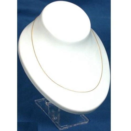White Necklace Jewelry Display Bust Chain Holder
