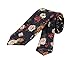 Birsppy Jelinda Men's Floral Necktie Cotton Flower Pattern Skinny Tie (color 1)
