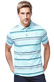 Blue Harbour Pure Cotton Bright Striped Polo Shirt