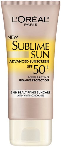 vitamin a sunscreen:L'Oreal Sublime Sun Body Lotion SPF 50+, 3 Fluid Ounce