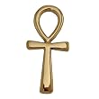 Gold Color Bronze Ancient Egyptian Ankh Pendant Amulet Jewellery