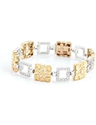 CARRERA Y CARRERA Diamond Gold Ginko Leaf Bracelet