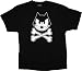 Search : Felix the Cat Crossbones T-Shirt Tee Black