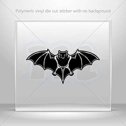 Sticker Bat Decor Motorbike Bicycle Vehicle Racing Garage Store Sport Hobby R (10 X 4.8 In)