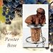 Dachshund Dog Wine Bottle Stopper - Longhair - Red