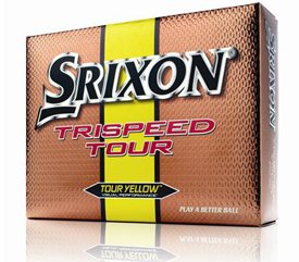 Srixon Trispeed Tour Yellow Golf Balls (1 Dozen)