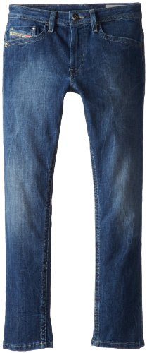 Diesel Big Boys' Braddom Superstretch Light Weight Denim Straight Leg Jean