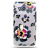 Hard Snap-on Shield With PEONY FLOWERS Design Faceplate Cover Sleeve Case f ....