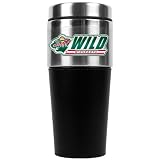 Minnesota Wild NHL 16oz Travel Tumbler with Black Sleeve