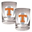 Tennessee Volunteers 2 Piece Rocks Glass Set NCAA College Athletics