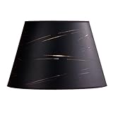 Laura Ashley SLB23010 Kurt 10.5-Inch Barrel Shade, Black